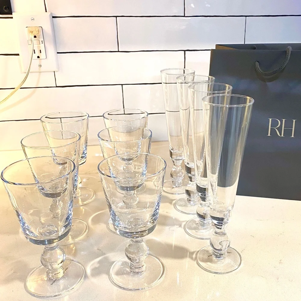 Restoration Hardware glassware